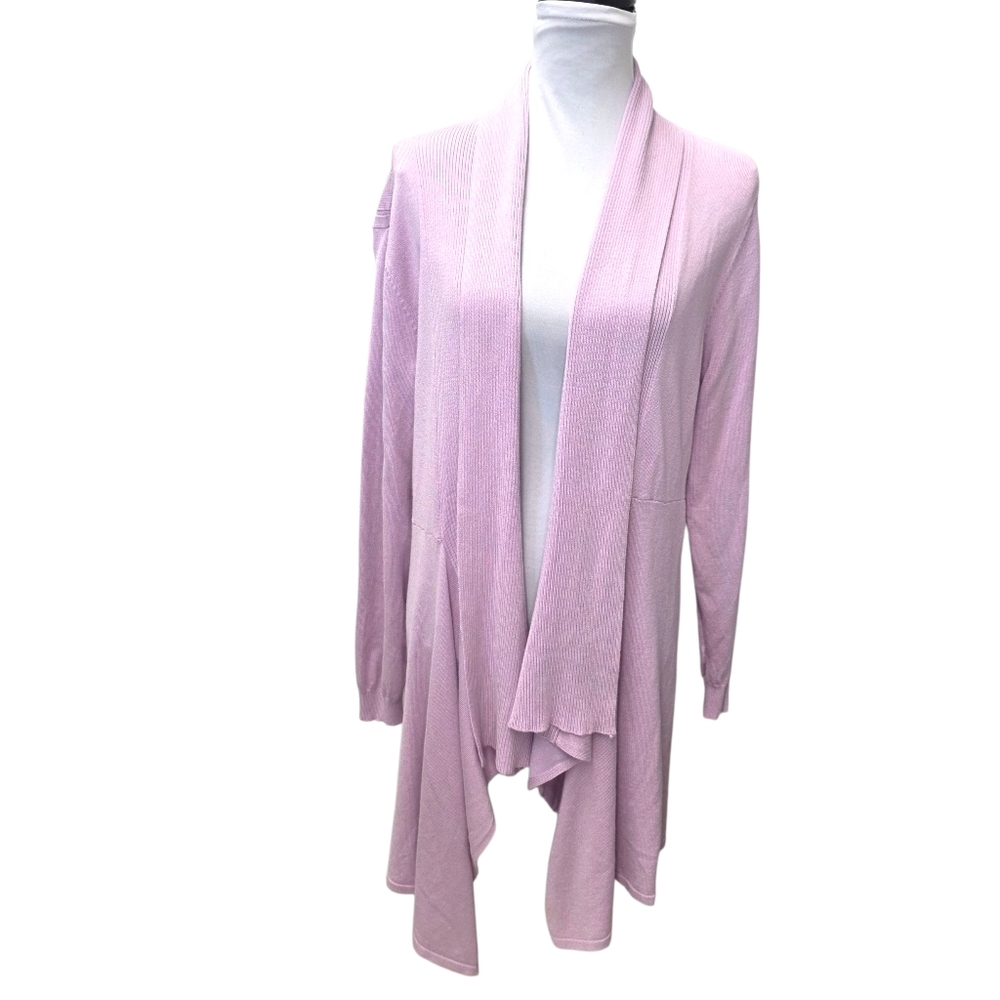 Cato Open Front Cardigan Sweater - Lavender Women's Size 14W-16W